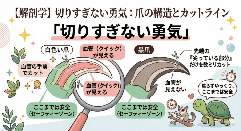 【解剖学】切りすぎない勇気:爪の構造とカットライン